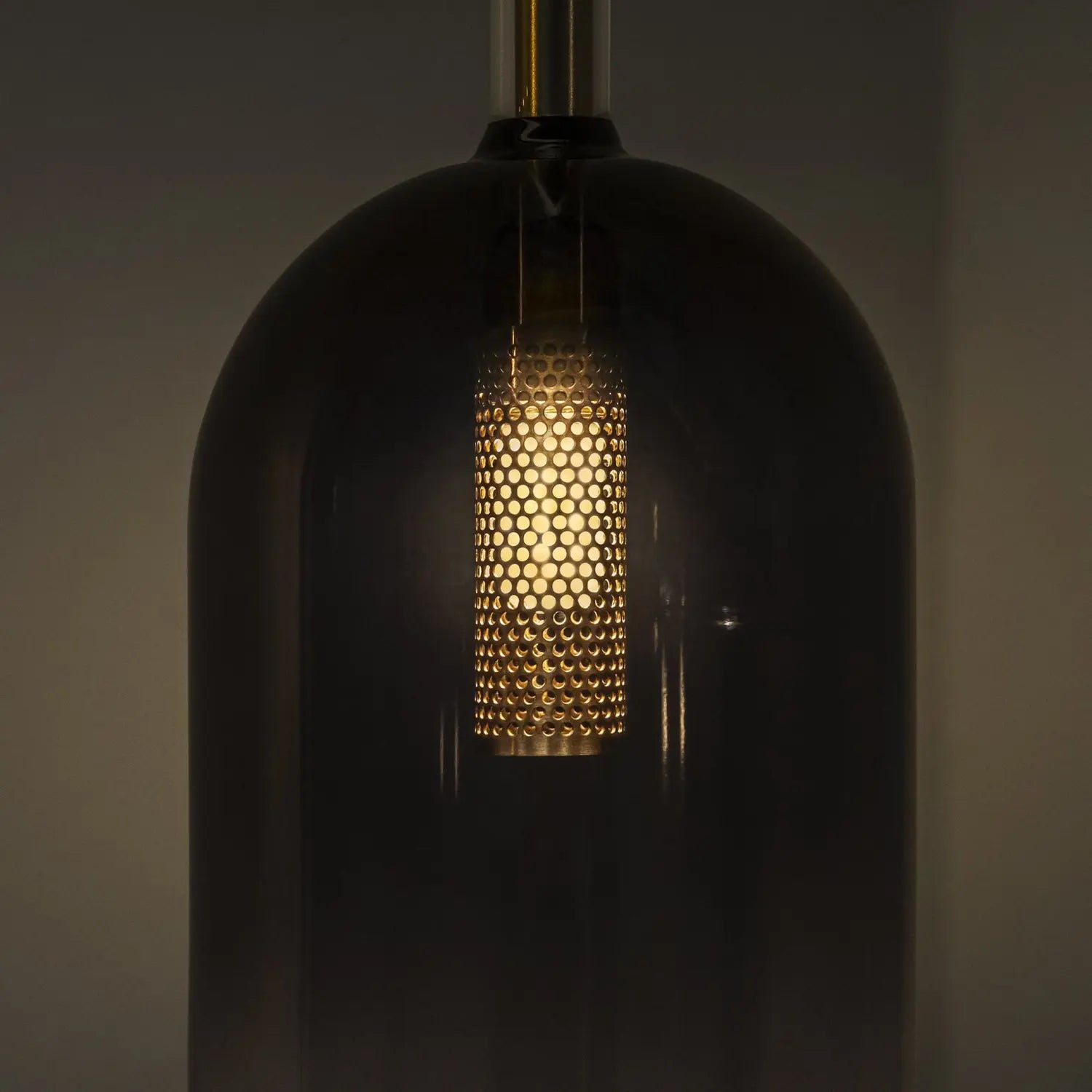 B-Ware Ideal Lux Hängeleuchte Pendelleuchte Empire Glas Klar Rauchgrau Beleuchtung - 8021696309804