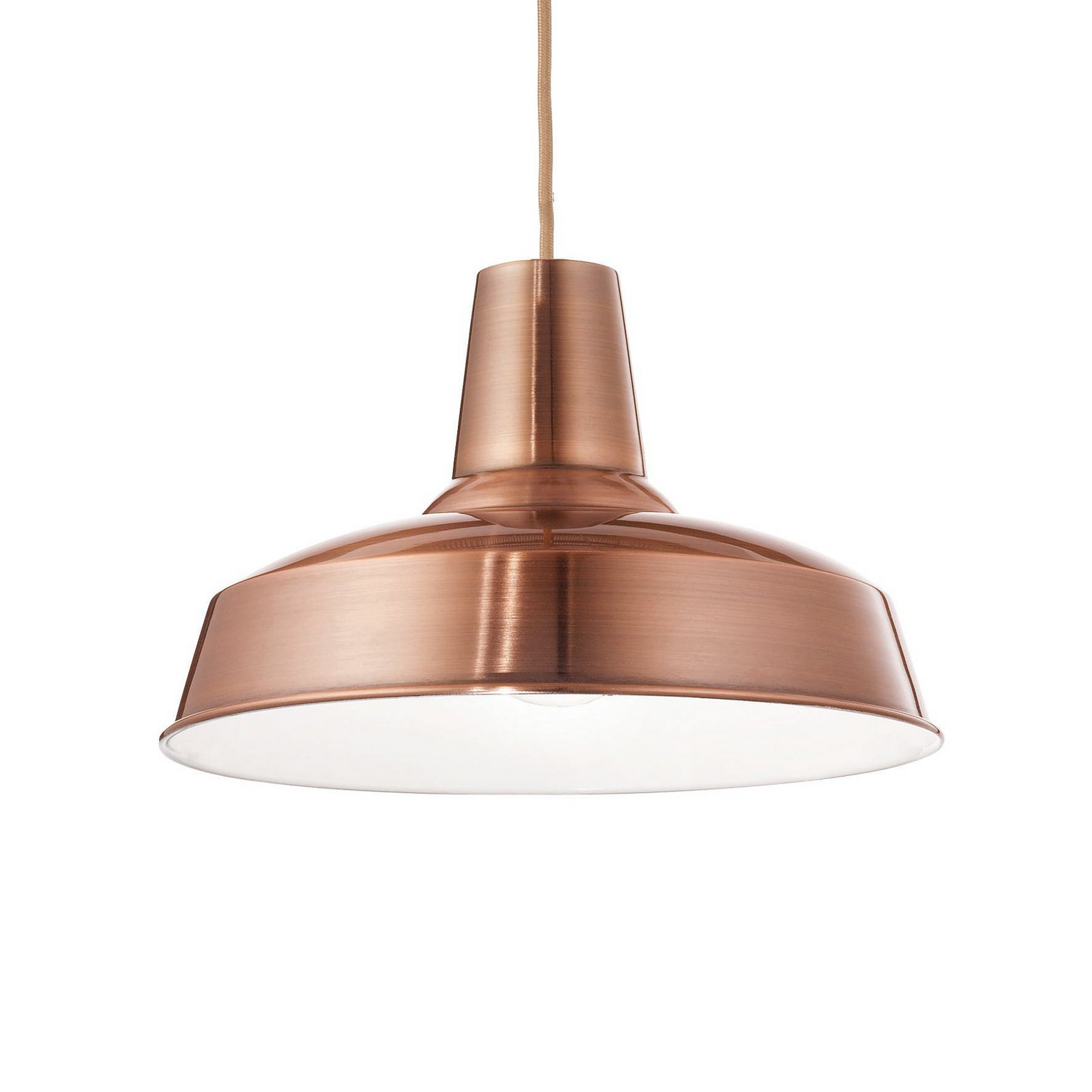Ideal Lux Hängeleuchte Pendelleuchte Moby Kupferfarben Metall ø 35 Cm B-Ware - 8021696093697