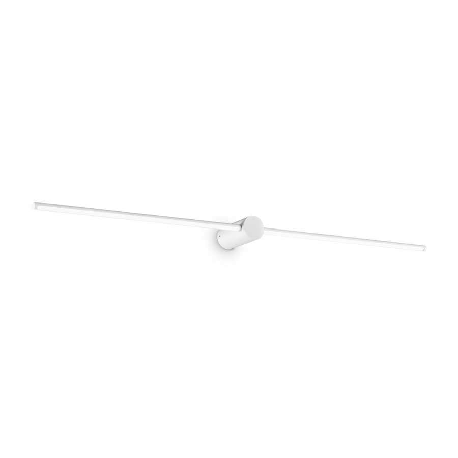 Ideal Lux Led Badleuchte Wandlampe Filo Badezimmer Weiß Metall 115 Cm Lampe Spot B-Ware - 8021696327778