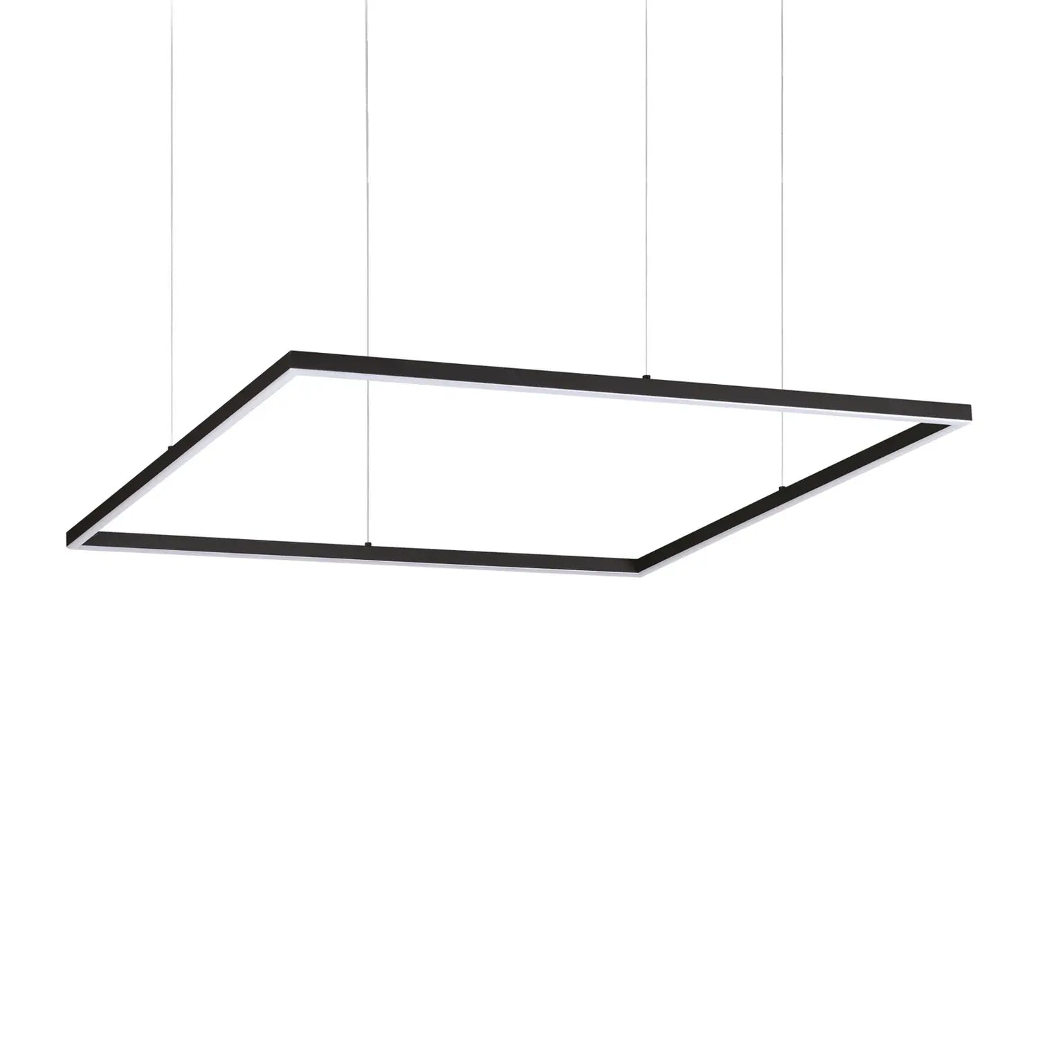 B-Ware Ideallux Pendelleuchte Hängeleuchte Oracle Slim Led Schwarz Aluminium Kunststoff - 8021696259208