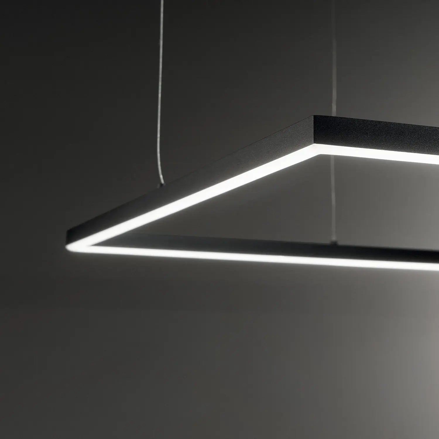 B-Ware Ideallux Pendelleuchte Hängeleuchte Oracle Slim Led Schwarz Aluminium Kunststoff - 8021696259208