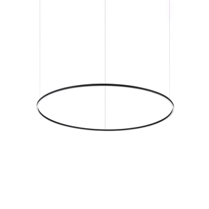 B-Ware Ideallux Oracle Slim Hängeleuchte Deckenlampe Lampe ø 150 Cm Schwarz 3.000 K