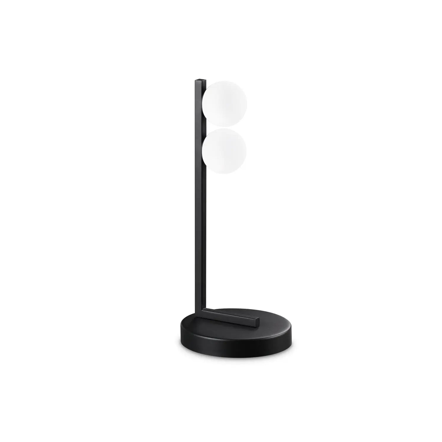 B-Ware Ideal Lux Tischlampe Tischleuchte Ping Pong Led Schwarz Glas Metall Opalglas - 8021696313320