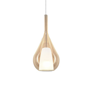 B-Ware Ideal Lux Pendellampe Hängelampe Kalique 3 Amber Kunststoff Extern Dimmbar Led