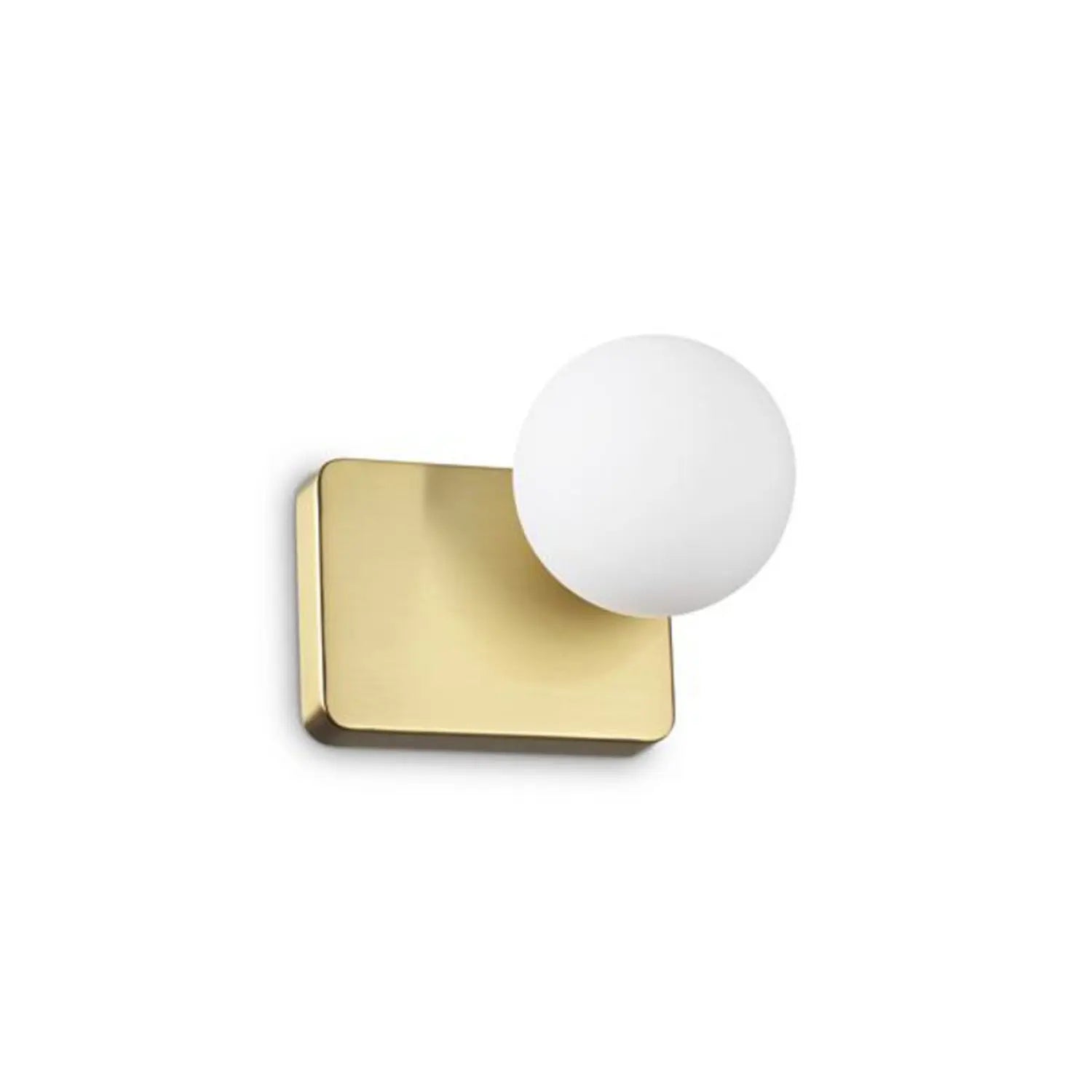 B-Ware Ideal Lux Wandleuchte Wandlampe Penta Goldfarben Opalglas Aluminium - 8021696314334