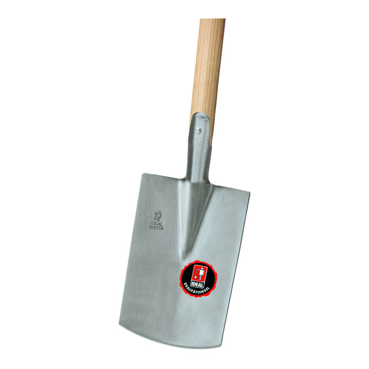 Idealspaten Spaten Schaufel Britta Gärtner Eschen Knopfstiel 100 Cm Ohne Tritt B-Ware - 4005827150095