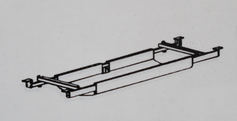 B-Ware Innovation Living Idun Gestell Für Armlehne Sofa Rahmen Ersatzteil Schwarz Matt - 5700110783804