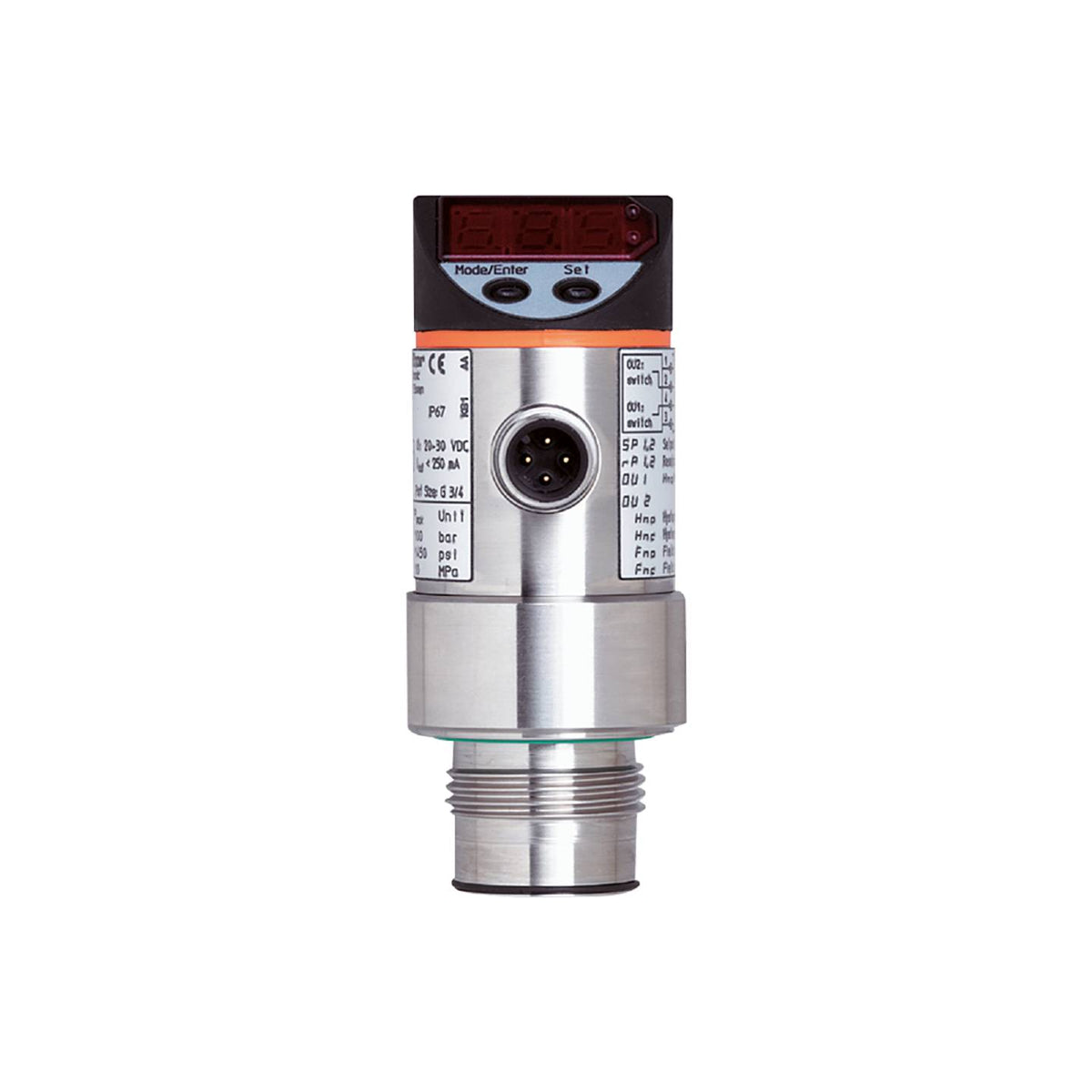 ifm Drucksensor Sensor Druckmessgerät PF2957 elektronischer M12 PNP G34AG - 4021179185165