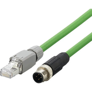 B-Ware Ifm Electronic Verbindungsleitung Kabel Patchkabel Stecker M12 Rj45 4 Pol 5m Grün