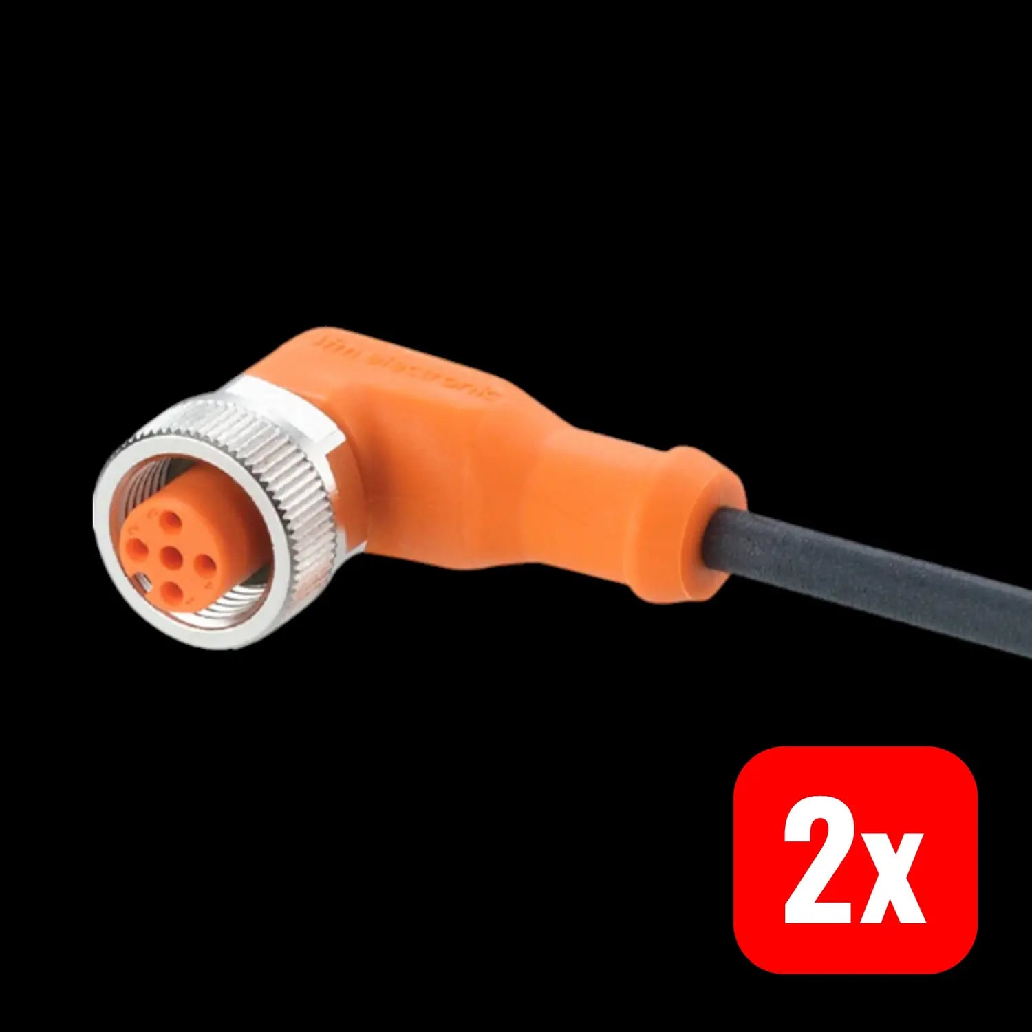 B-Ware Ifm Electronic Evc006 Anschlussleitung Verbindungskabel Kabel 5 Meter 2 Stück - 4021179021272