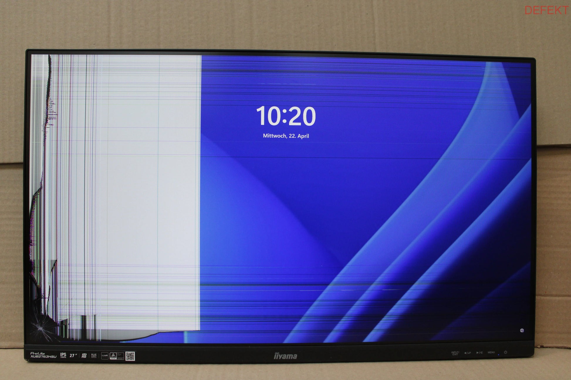 D-Ware Iiyama Prolite Xub2763 Hsu B1 68,6 Cm 27" Ips Led Monitor Full Hd Defektware - 4948570123780