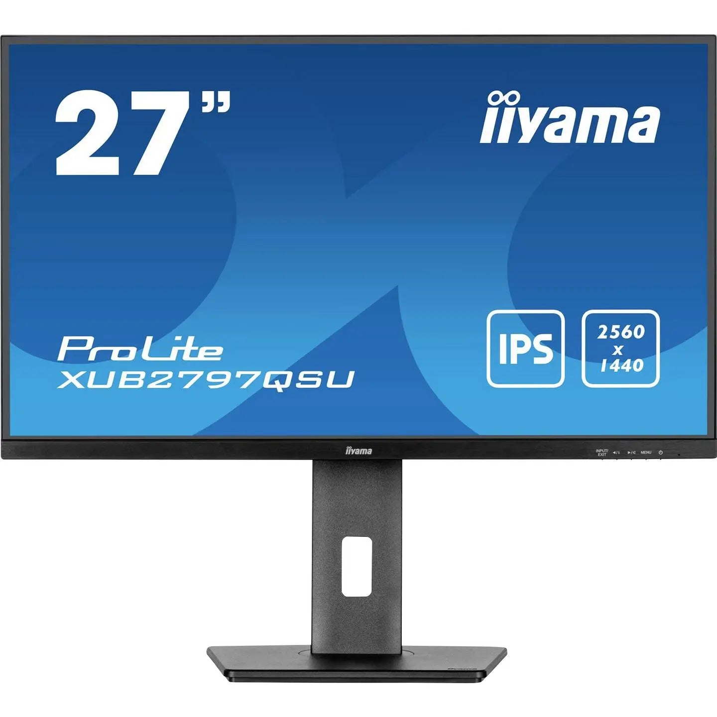 B-Ware Iiyama Monitor Bildschirm Pro Lite 27 Zoll Ips Led Qhd Schwarz Höhenverstellbar - 4948570125098