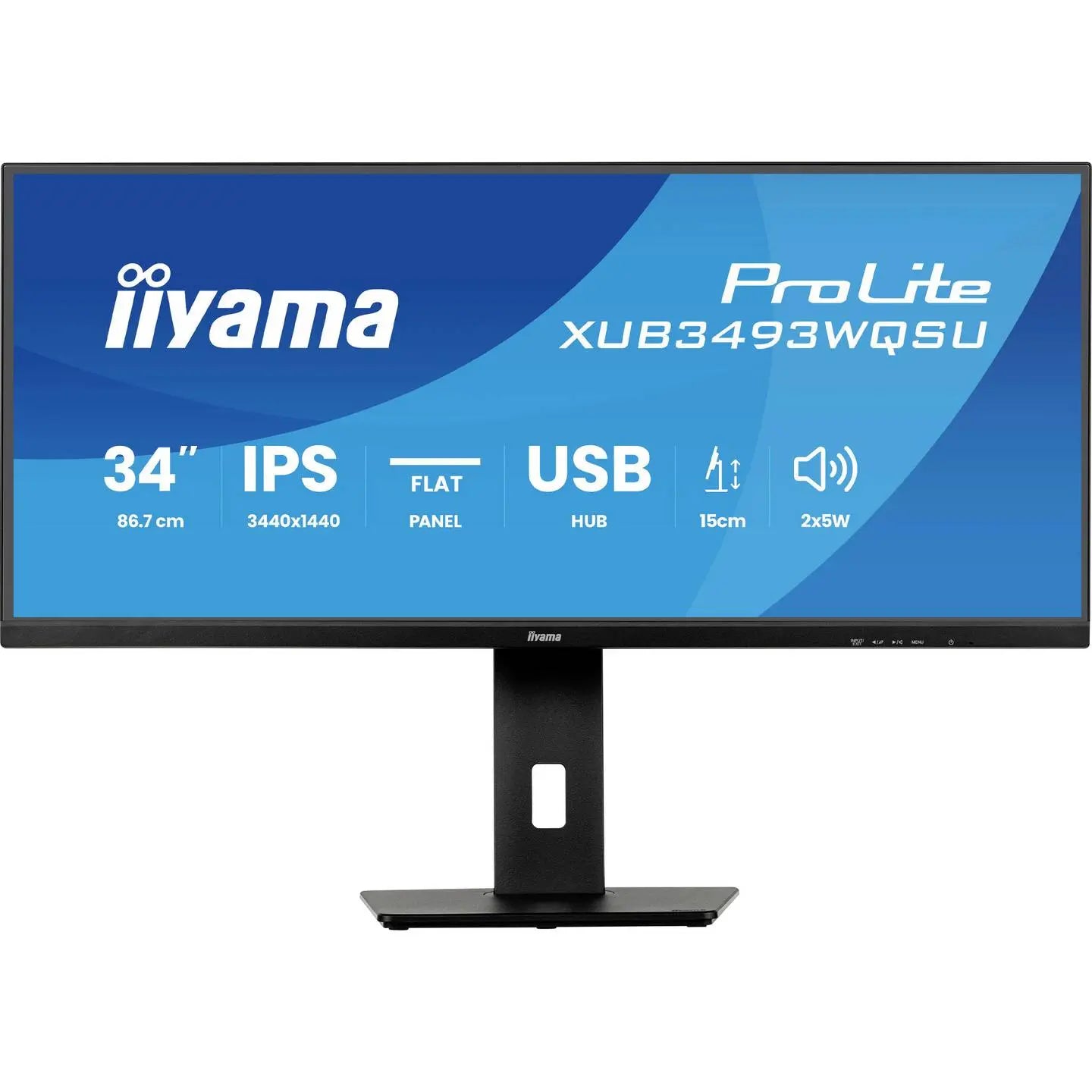 B-Ware Iiyama Lcd Monitor Bildschirm 34 Zoll Monitor 3440 X 1440 Pixel Usb C Schwarz