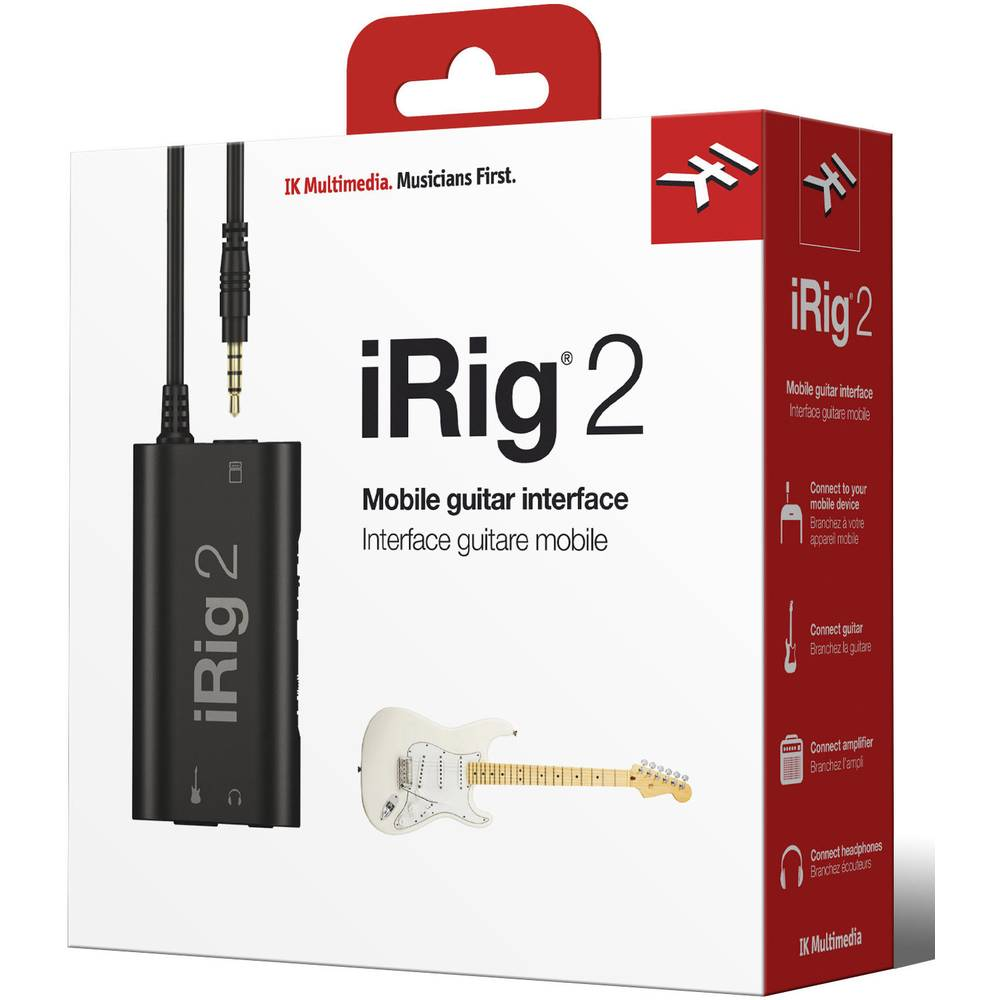B-Ware Ik Multimedia Irig 2 Gitarren Interface Audio Adapter Usb Gitarrenzubehör - 8025813592032