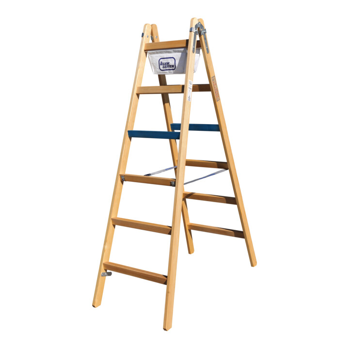B-Ware Iller Leiter Breitsprossenstehleiter Leiter Professional 2x5 Sp 1105 7  - 4039665018712