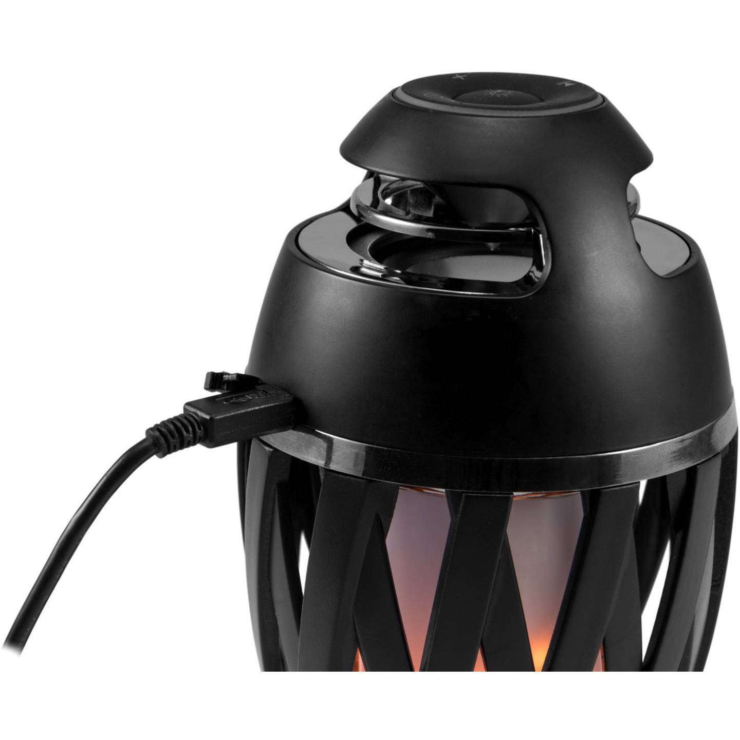 Eurolite LED-Flamelight mit Bluetooth-Lautsprecher 96 LEDs warmweiß 10x16.6cm - 4026397640113