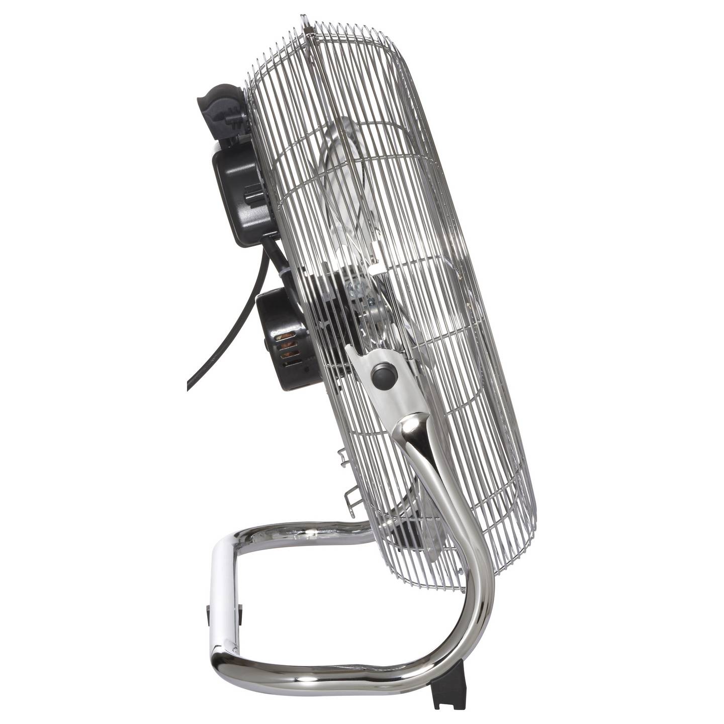 Sygonix Bodenventilator Ventilator 70W Luftzirkulation Chrom Ø505mm Höhe 480mm - 4064161489346