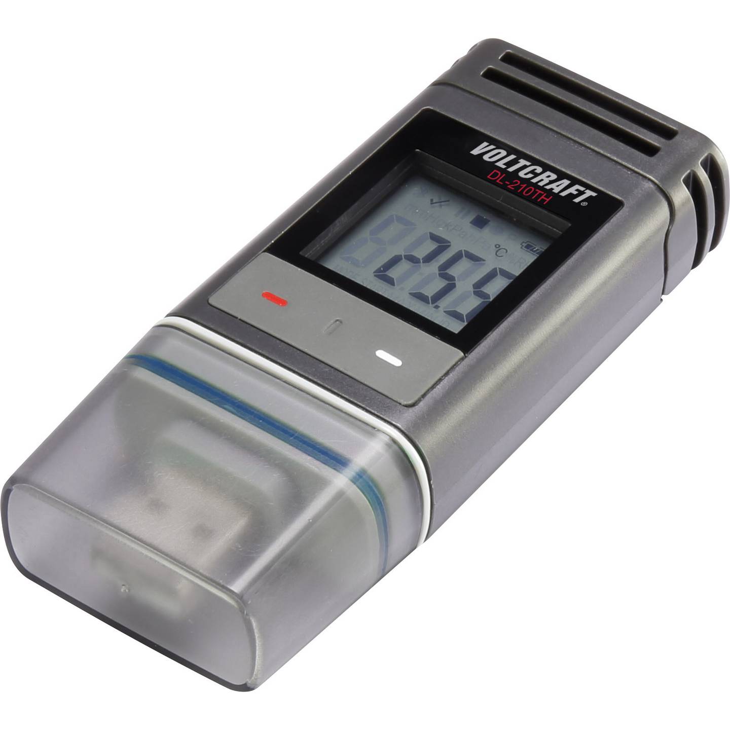VOLTCRAFT Temperatur-Datenlogger DL-210TH Luftfeuchte-Logger IP65 USB - 4016139081281