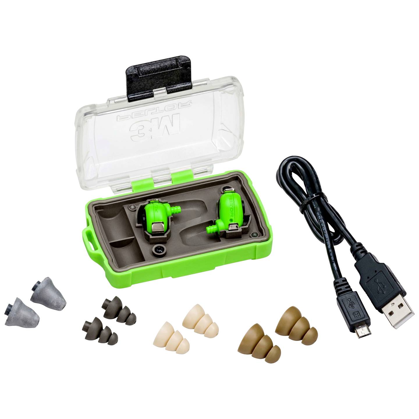 3M Peltor Gehörschutzstöpsel EEP-100 38 dB mehrweg inkl. Box für Industrie und - 51131277427