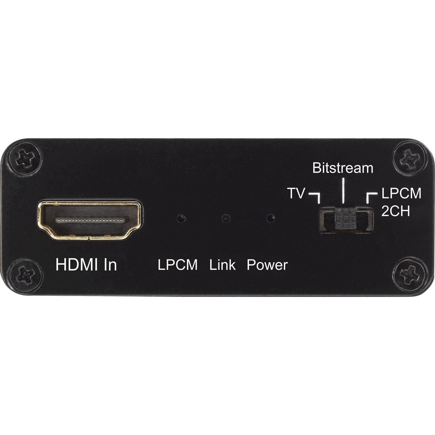 SpeaKa Professional Audio Extraktor HDMI 4K 3840x2160 Toslink Klinke Cinch - 4053199540266