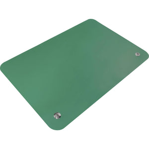 B-Ware Quadrios ESD Tischmatte antistatisch grün 120x60cm Druckknopf 10mm Schutzmatte
