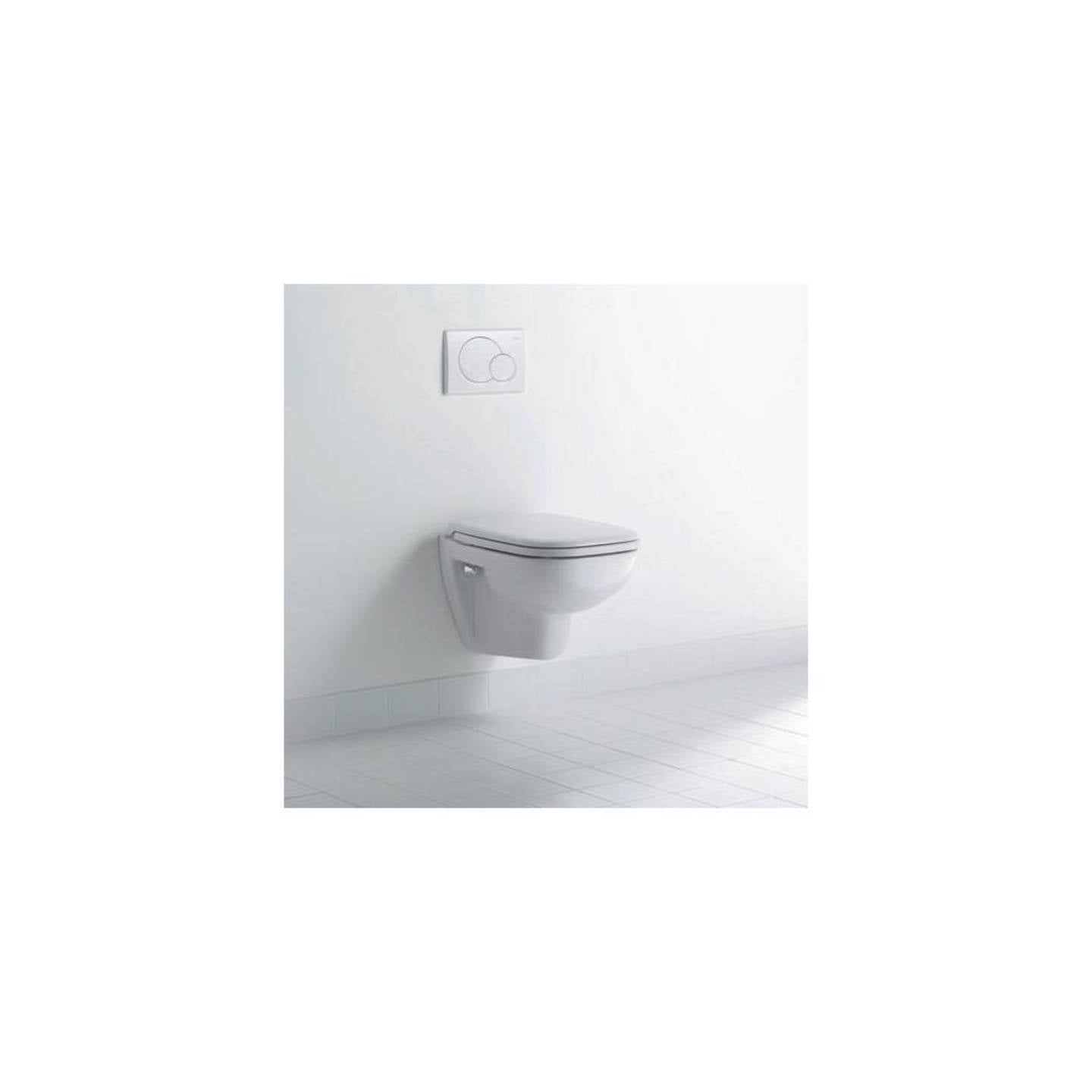 Duravit WC-Sitz D-Code Weiß mit verdeckten Edelstahlscharniere Bad WC-Sitz 78cm - 4021534384769
