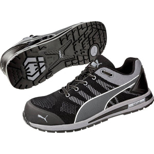 B-Ware PUMA Sicherheitsschuh S1P Elevate Knit Schwarz ESD Schuhgröße 44 Gummi