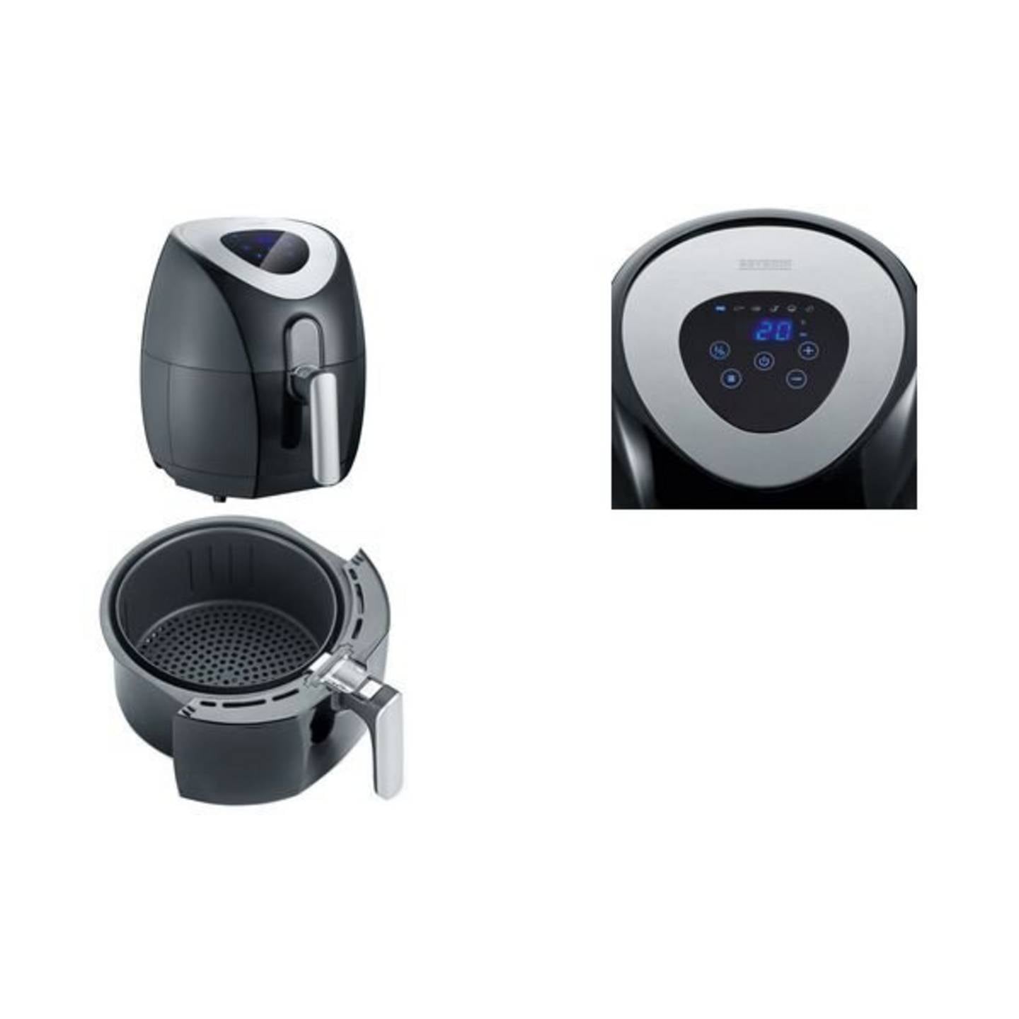 Severin FR 2445 Heißluft-Fritteuse Heißluftfritteuse 2000W Timerfunktion Schwarz - 4008146029554