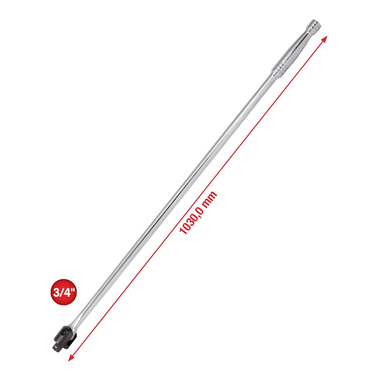 KS Tools Gelenkgriff 3/4" Antrieb 1030mm Chrom Vanadium Werkzeug für Werkstatt - 4042146146941