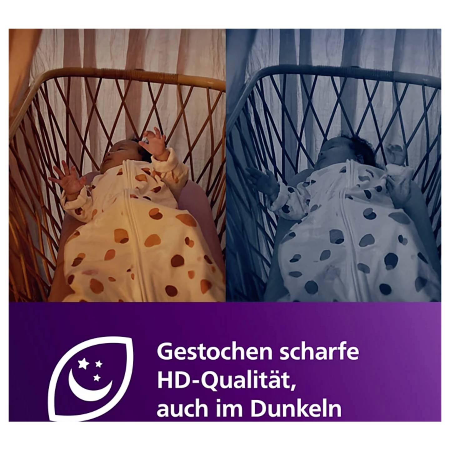Philips Avent Babyphone Babymonitor SCD953/26 mit Gegensprechfunktion und - 8720689039536