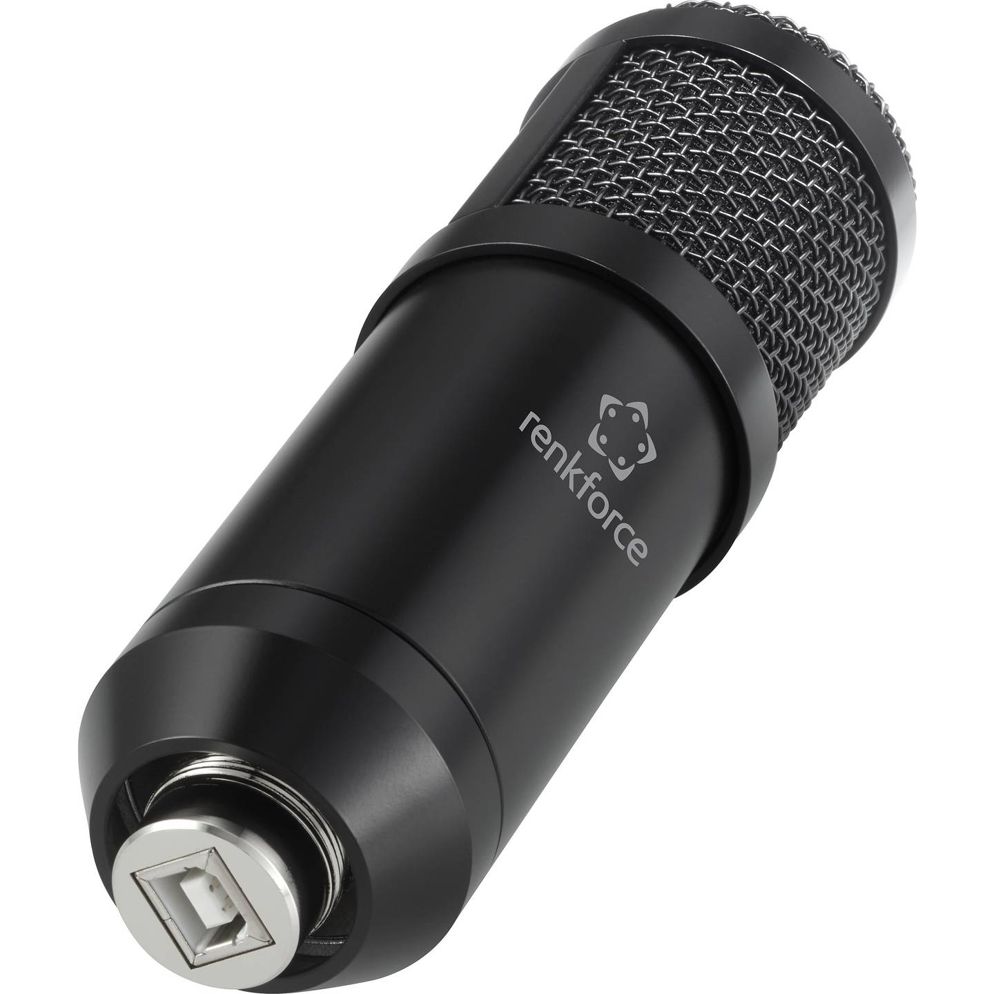 Renkforce RF-MIC-510 USB-Mikrofon Stand inkl. Koffer Spinne Windschutz 3m Kabel - 4064161175911