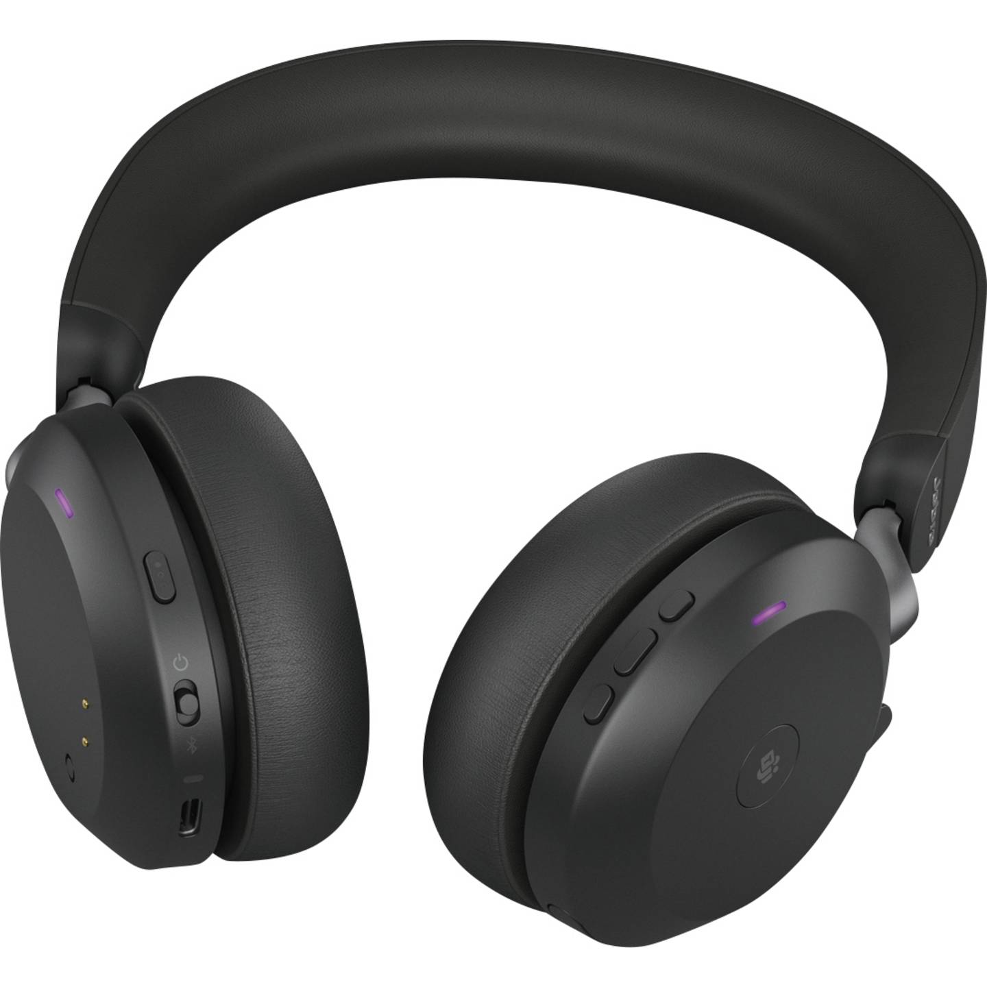 Jabra On Ear Headset Evolve2 75 Bluetooth Noise Cancelling Mikrofon Schwarz 36h - 5706991024302