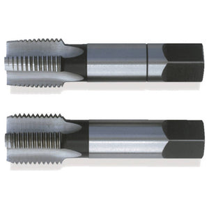 B-Ware Alarm Werkzeuge Handgewindebohrer Bohrer Set 2 St Handwerkzeug 209mm 800N/mm²
