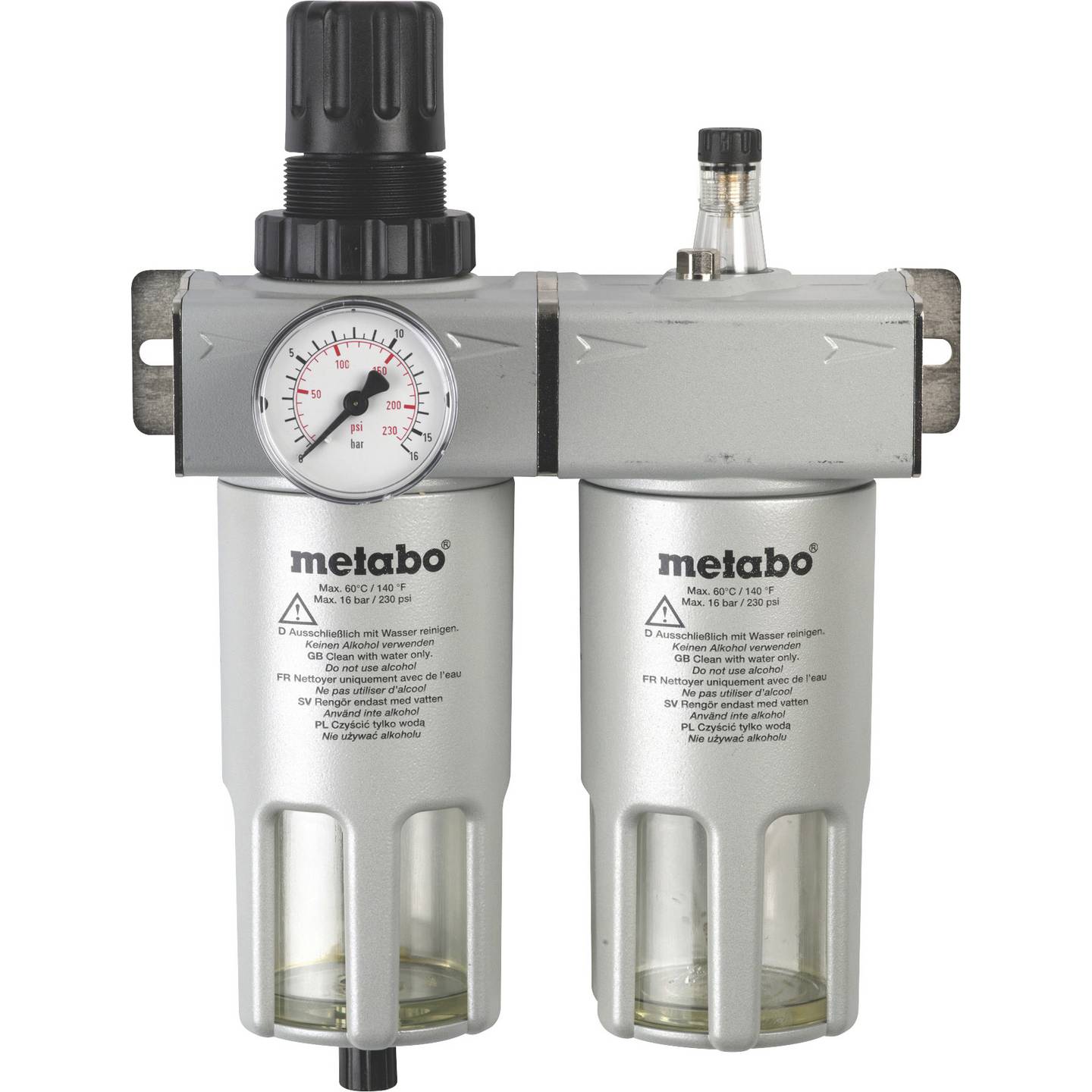 Metabo Wartungseinheit 80901063869 Innengewinde 1/4" Drucklufttechnik 12 bar - 4003665449319
