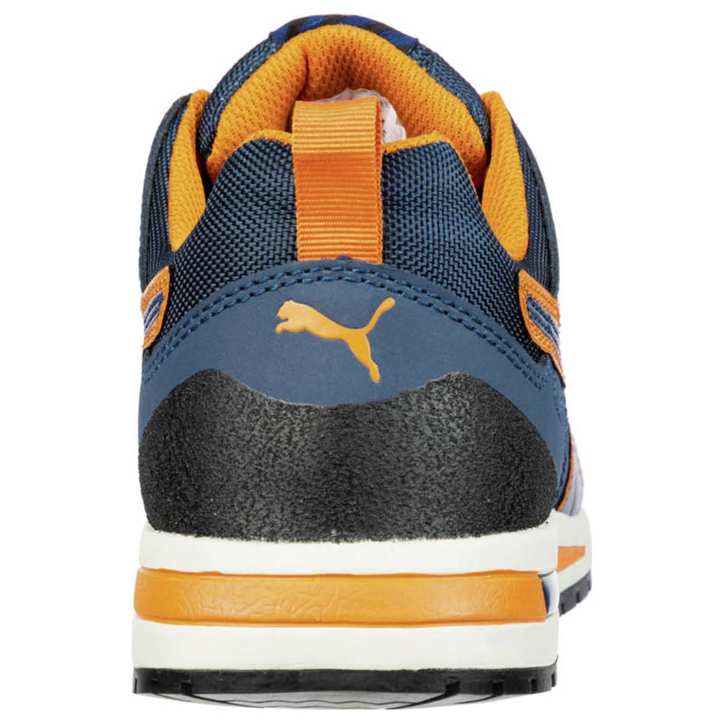 PUMA Sicherheitsschuh Crosstwist Low S3 Schuhgröße 44 Blau Orange Gummi Leder - 4051428062770