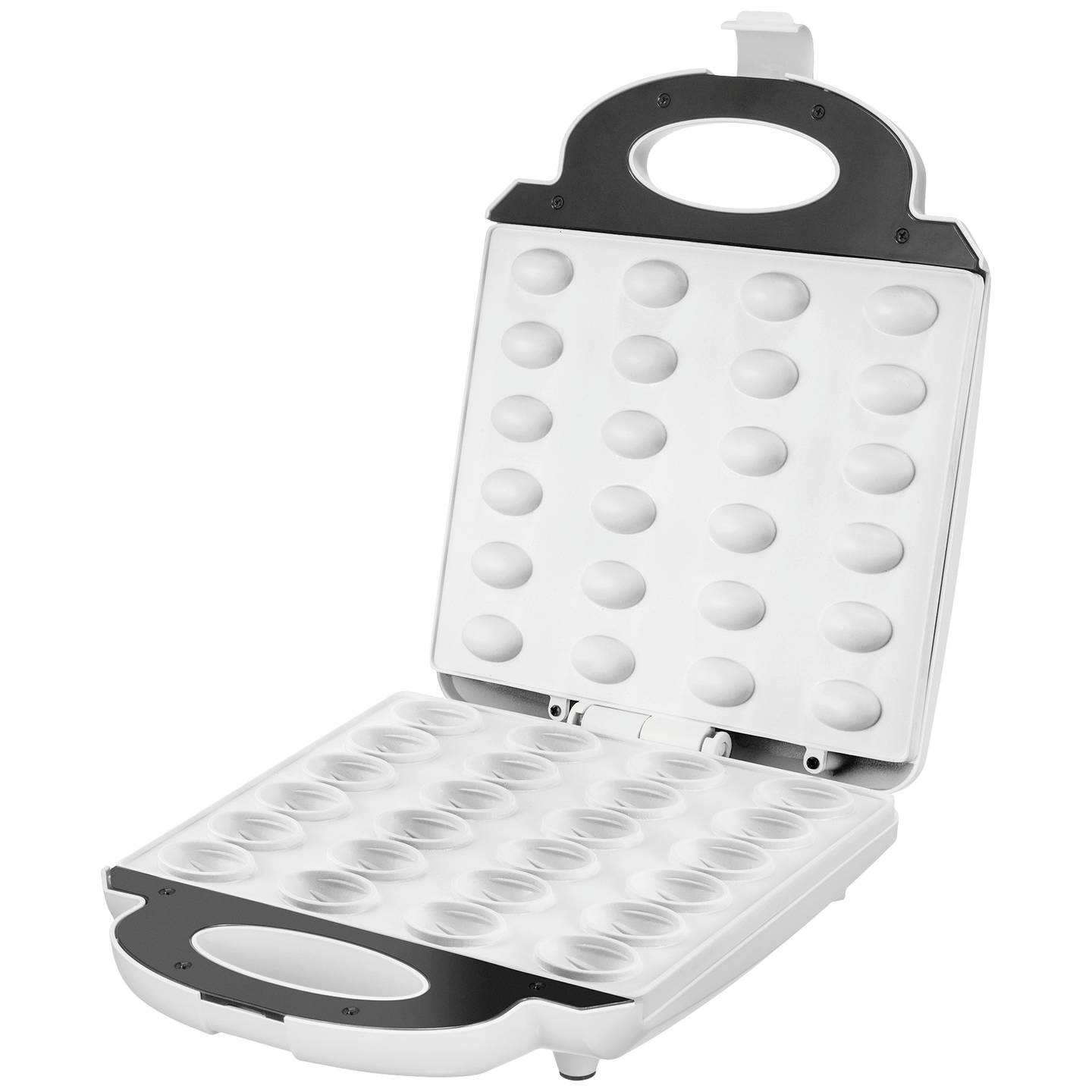 Unold Waffeleisen Backgerät Zaubernuss Kontrollleuchte klappbar Antihaft Weiß - 4011689483608