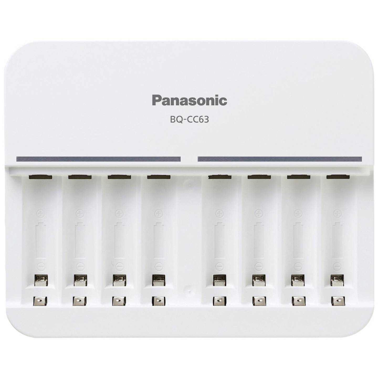 Panasonic Rundzellen-Ladegerät NiMH BQ-CC63E für Micro AAA Mignon AA 8-fach - 5410853063940
