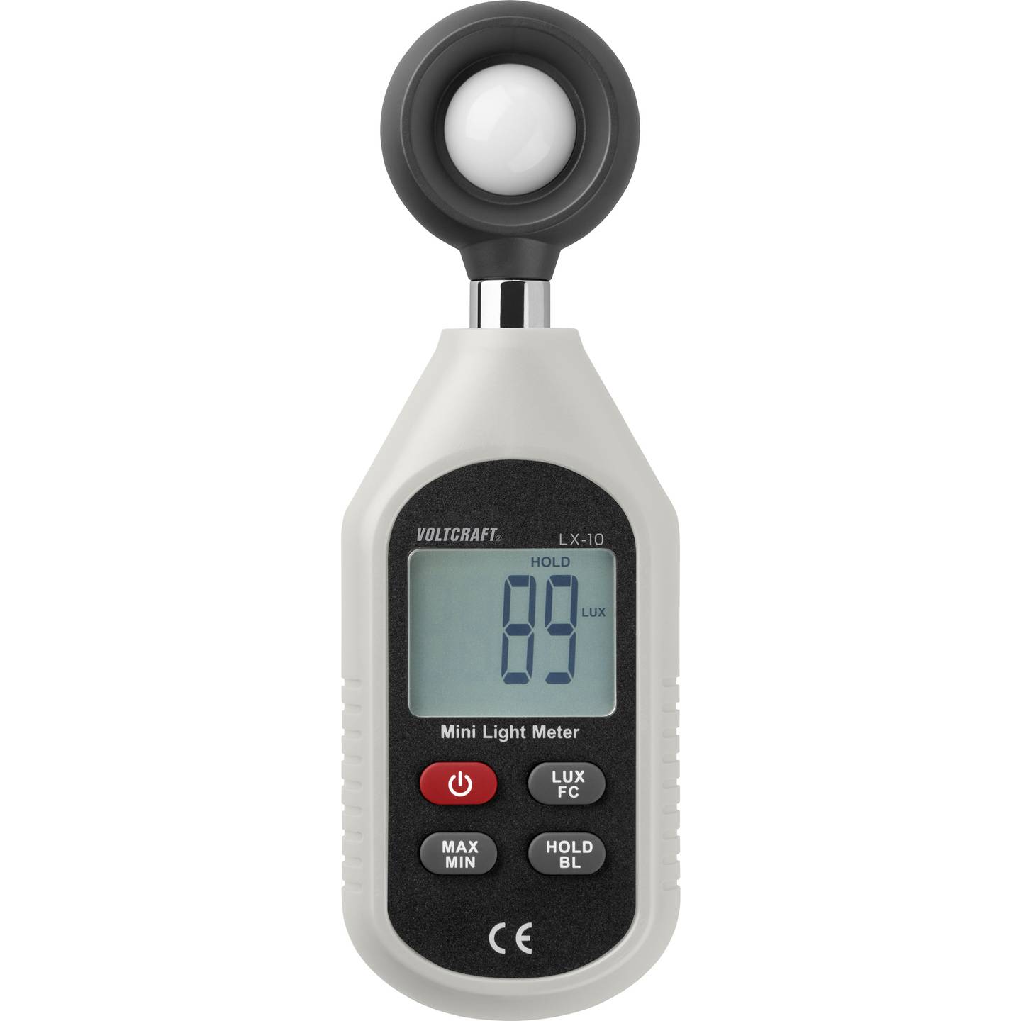Voltcraft Luxmeter VC-8314265 LX-10 Beleuchtungsstärke 0-199900 lx digital 106g - 4053199527298