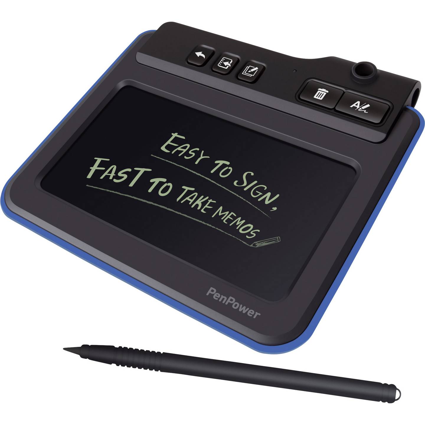 PenPower digitales Notiz-Pad Write2Go USB-A integriertes Display 136x125x22mm - 4710837753012