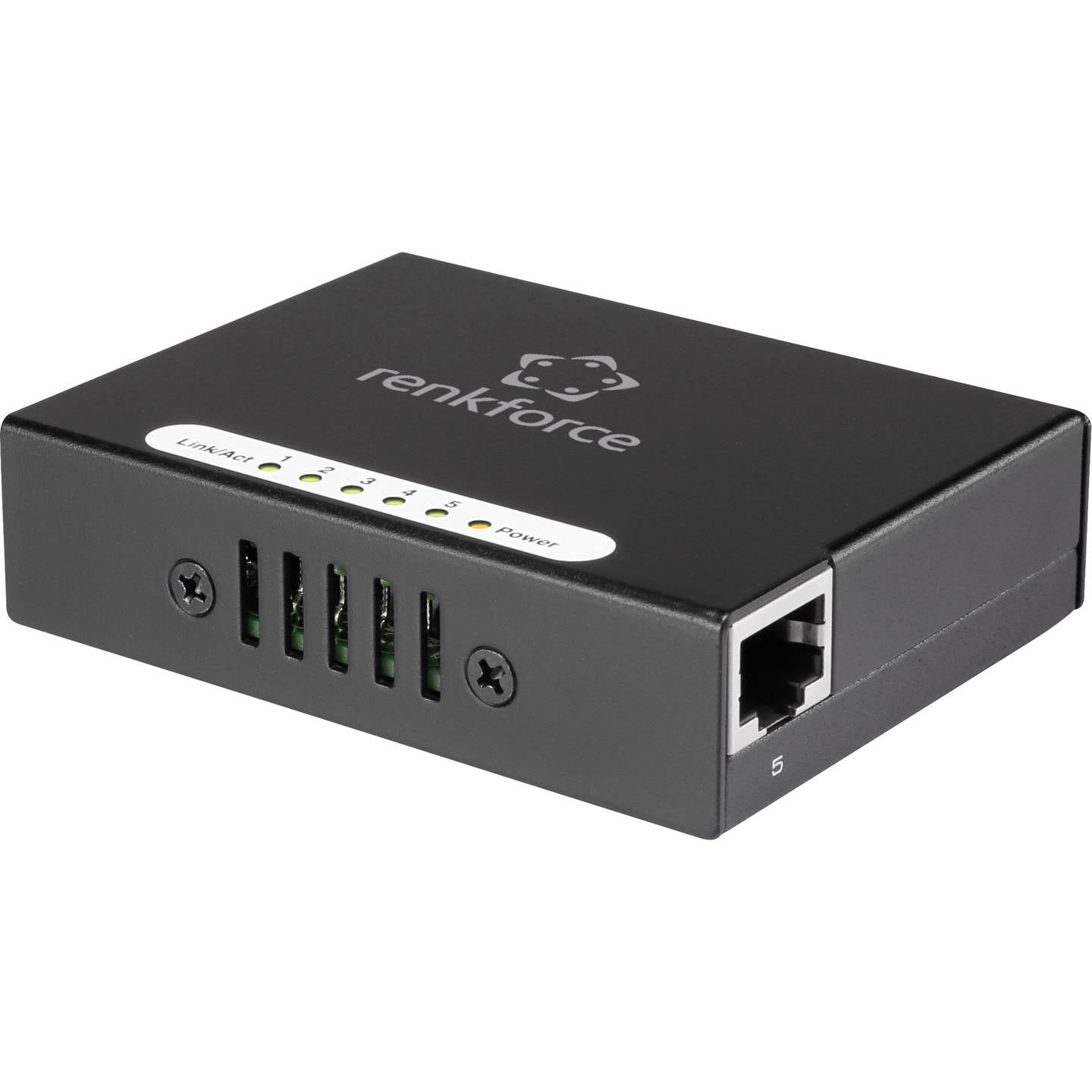 Renkforce Netzwerk Switch RJ45 1483811 5 Port 100 MBit/s Netzwerk-Router-Gerät - 4016139091174