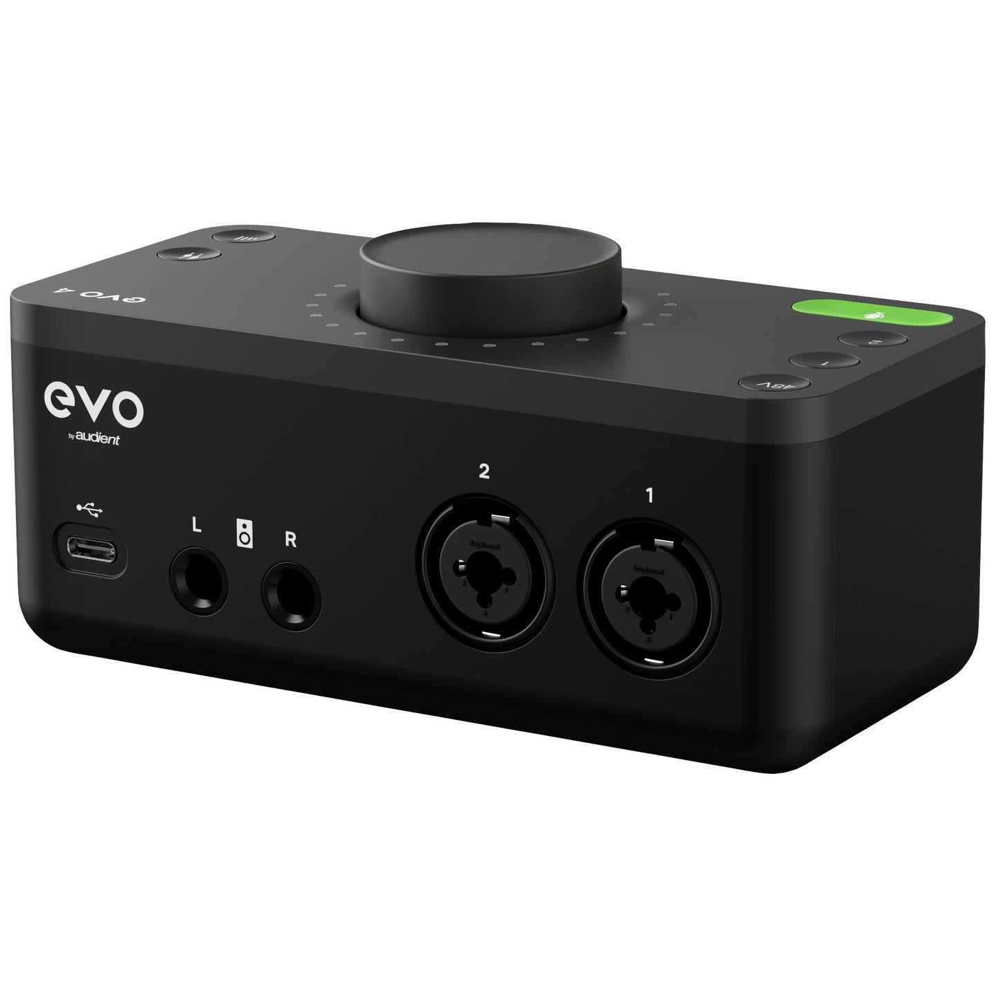 Audient Audio Interface EVO 4 Smartgain Loopback 2 XLR Eingänge 3.5mm Ausgang - 5060374260368