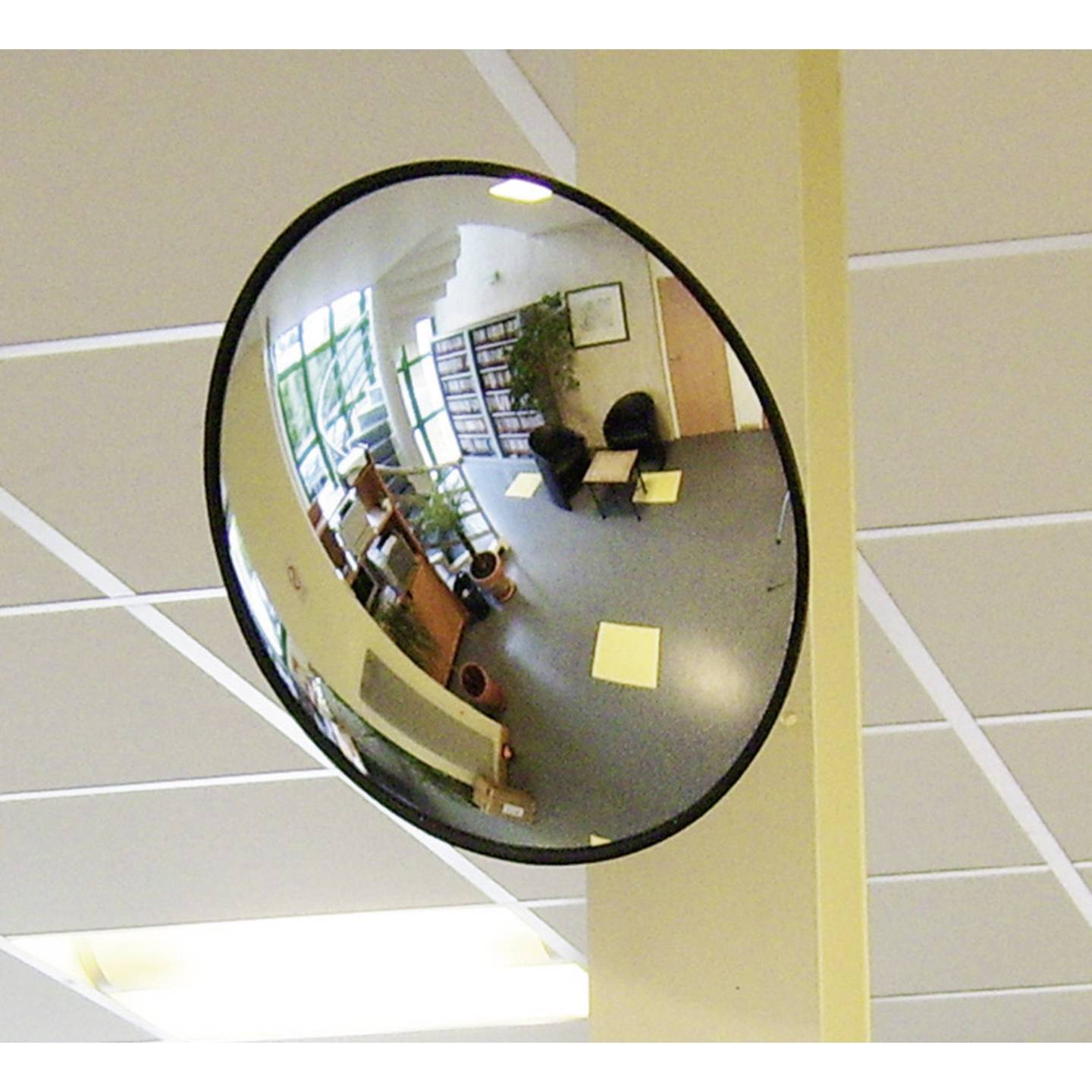 VISO MIROIR Sicherheitsspiegel Rundspiegel Ø33cm Wandhalterung Glas Innen Außen - 3321369936012