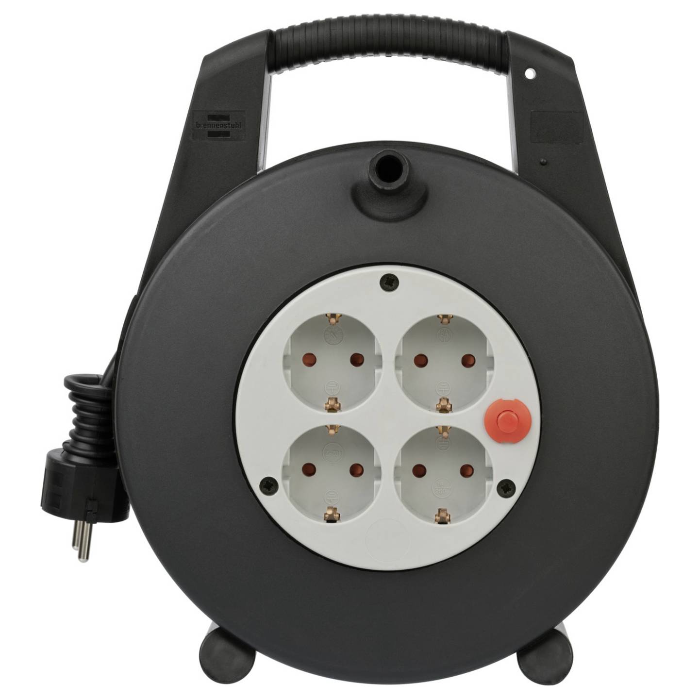 Brennenstuhl Vario Line Power Extension 15 M 4 AC Outlet(s) Black,... - 4007123042203