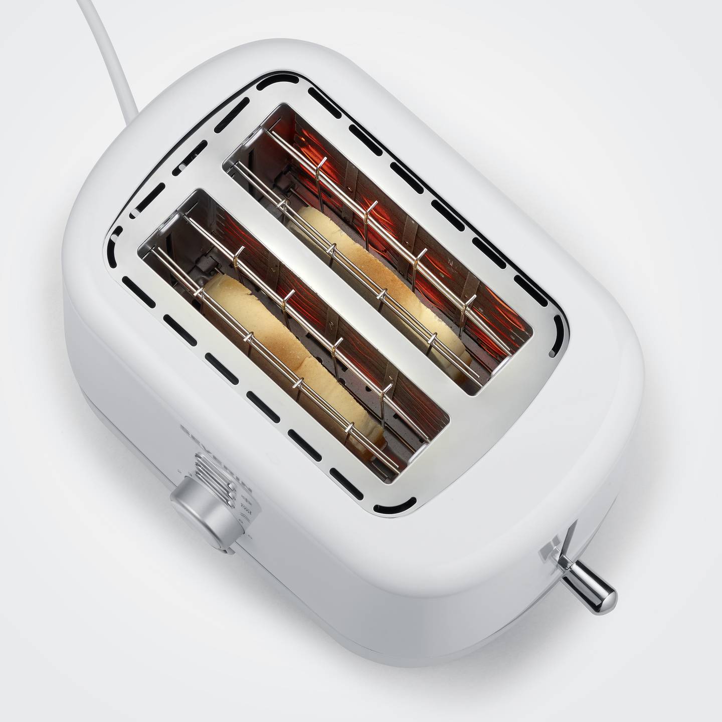 Severin Toaster Brotröster AT 4324 Toastautomat 850W weiß kompakt 280x182mm - 4008146044083