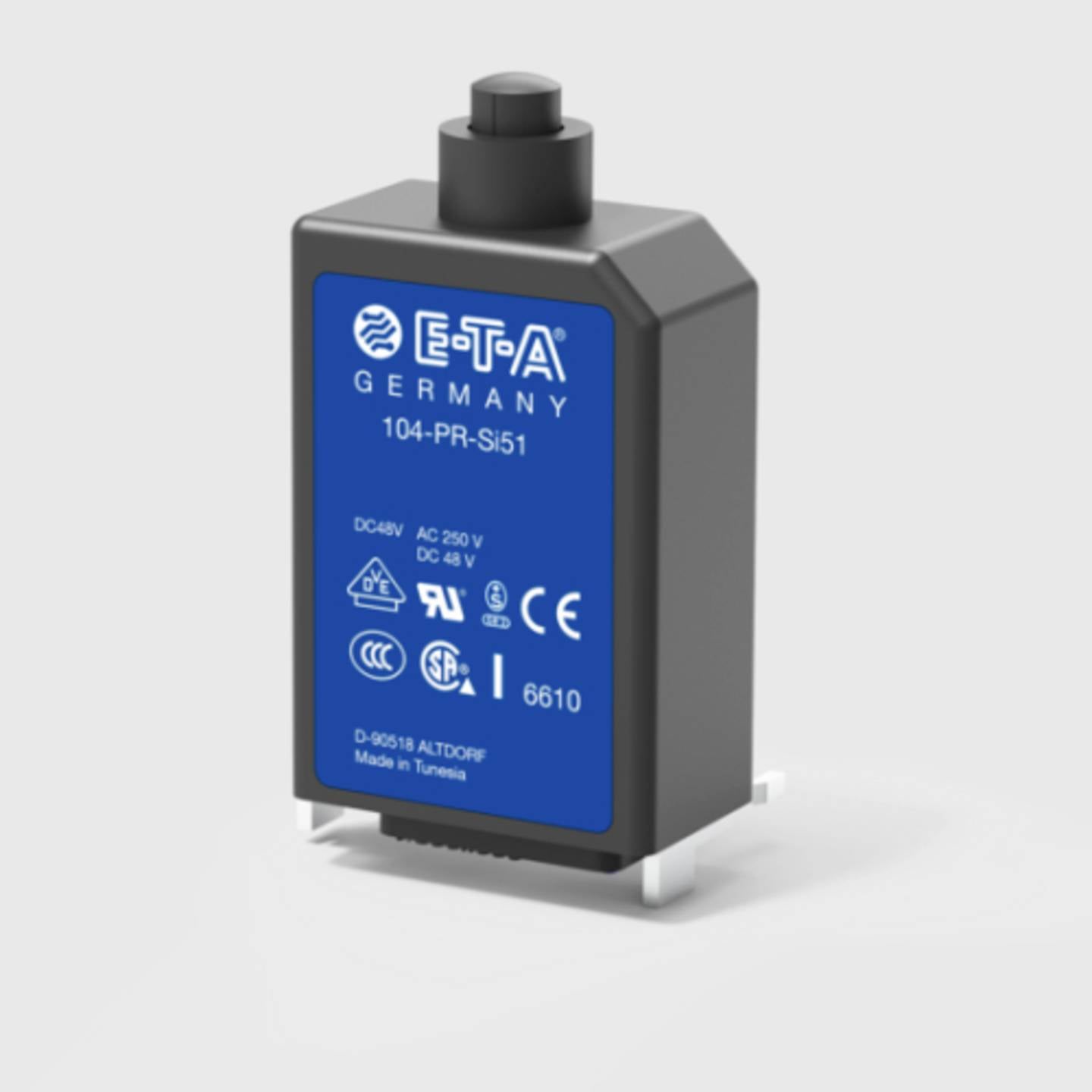 ETA Schutzschalter 104-PR-1A 240V/AC 48V/DC 1A IP40 1-polig 1St. - 2050009897703