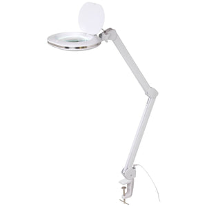 B-Ware Toolcraft LED Vergrößerungsleuchte 800lm dimmbar 1,75-fach mit Tischklemme