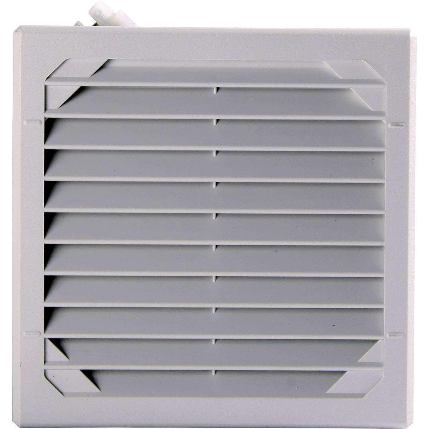Elmeko Filterlüfter Ventilator LV 200 24V/DC lichtgrau 130 x 130 x 77 mm - 4251218601800