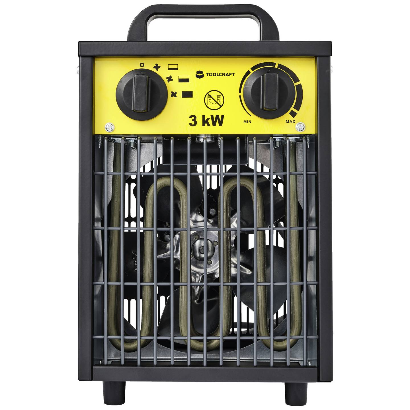 Toolcraft Bauheizer Heizlüfter 3000W Gebläseheizer IP24 Überhitzungsschutz - 4064161256061