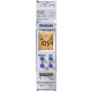 B-Ware Theben Zeitschaltuhr Schaltuhr Hutschienen Uhr TR 609 top2 S DIN Schiene 1 Kanal