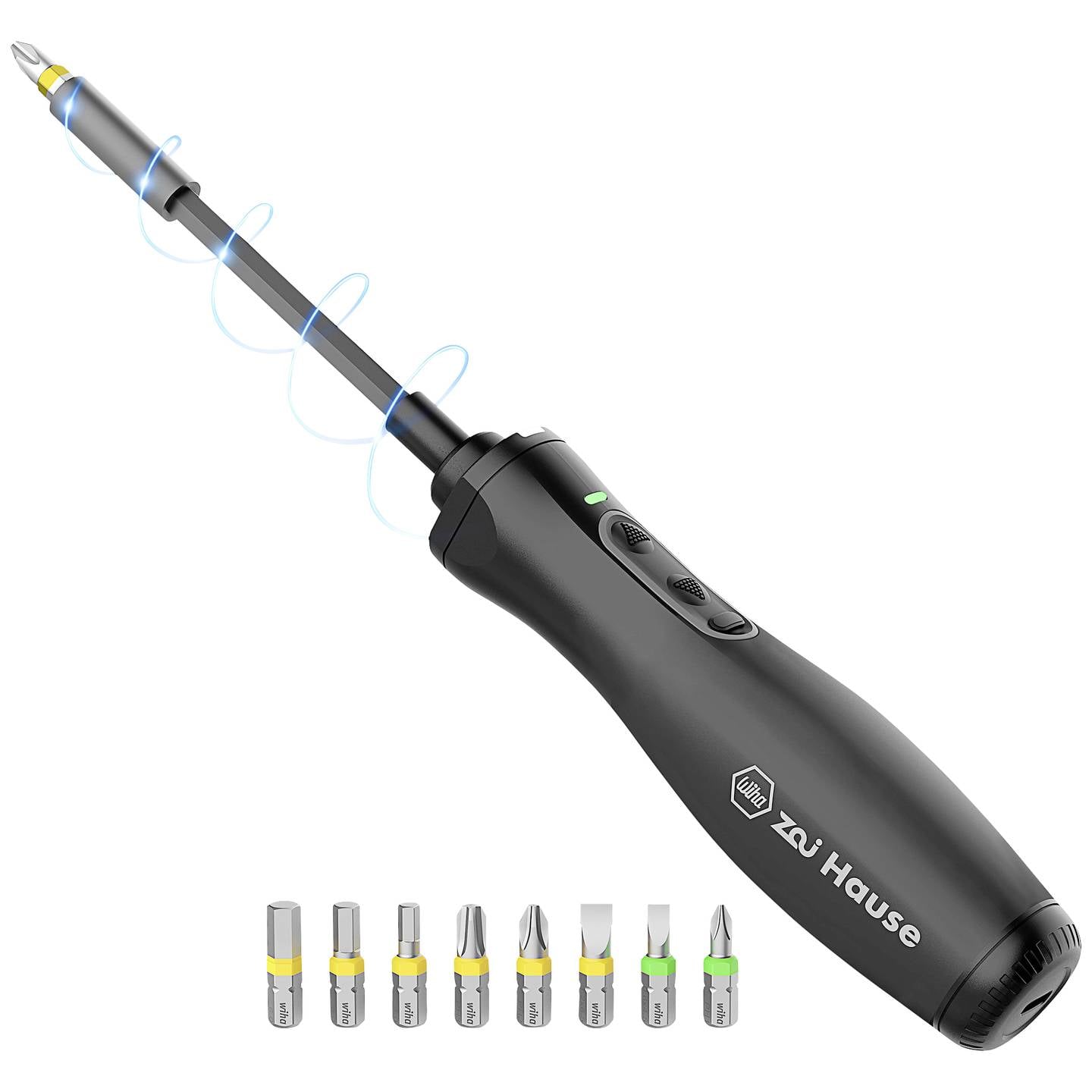 Wiha E-Schraubendreher Akku Schrauber mit LED Leuchte und zwei Drehmomentstufen - 4010995446215